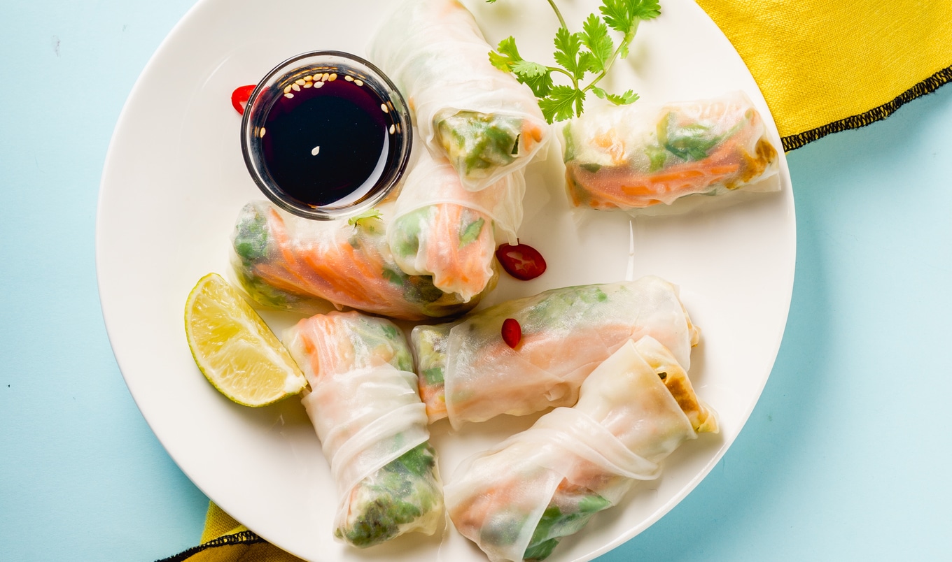 Easy Fresh Spring Rolls