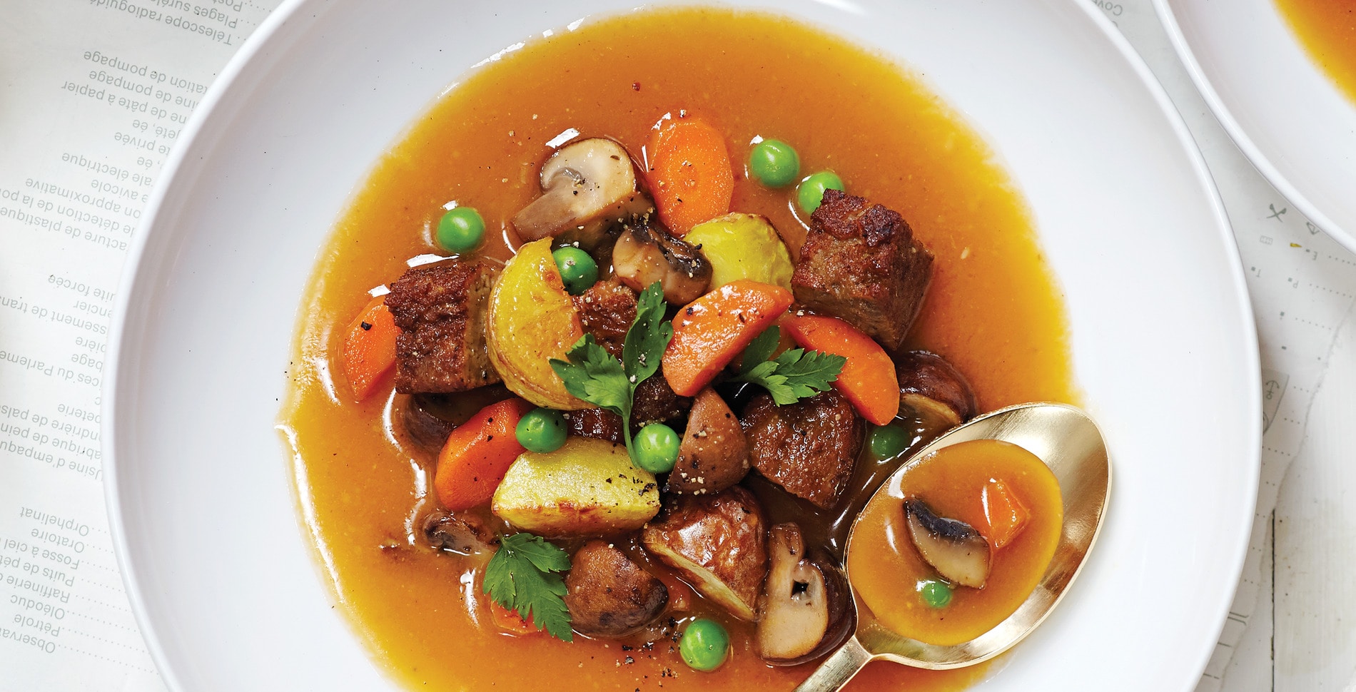 Vegan Boeuf Bourguignon in Red Wine Sauce