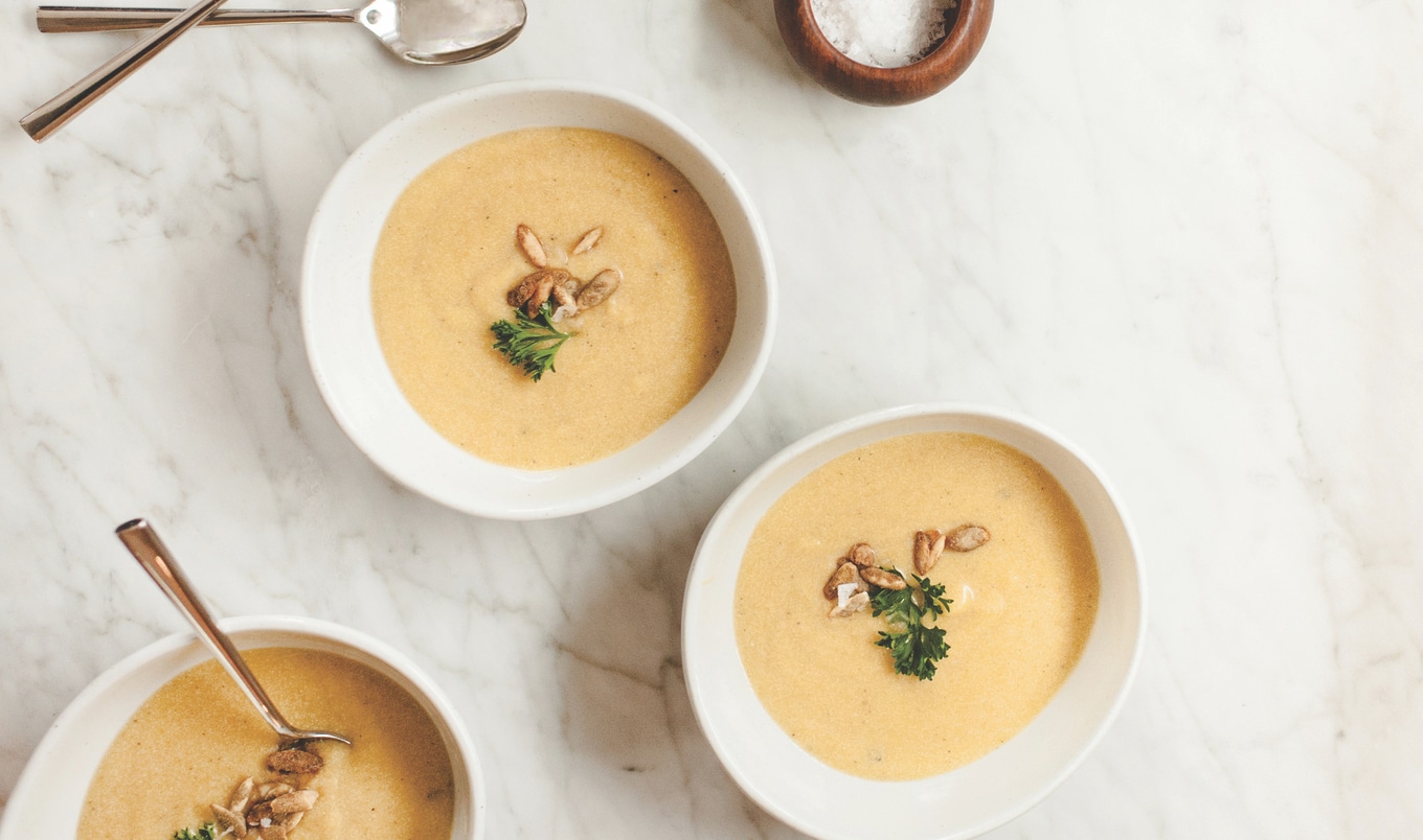 Dairy-Free Roasted Kabocha Squash Soup