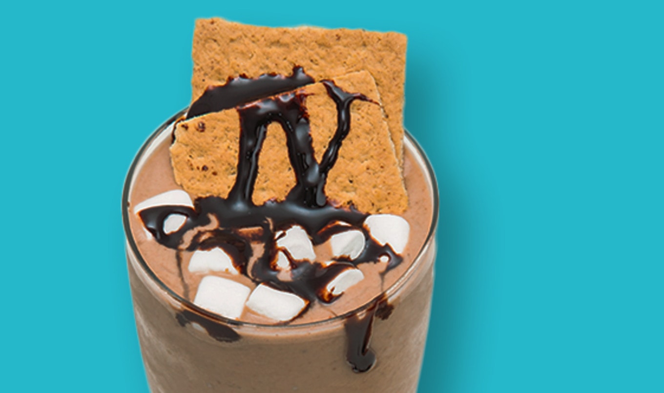 Chocolate S'mores Plant-Based Protein Smoothie