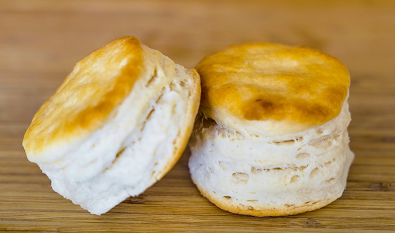 Four-Ingredient Vegan Southern Buttermilk Biscuits