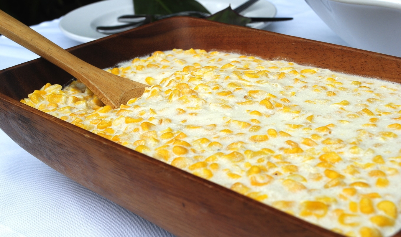 Vegan Coconut Creamed Corn