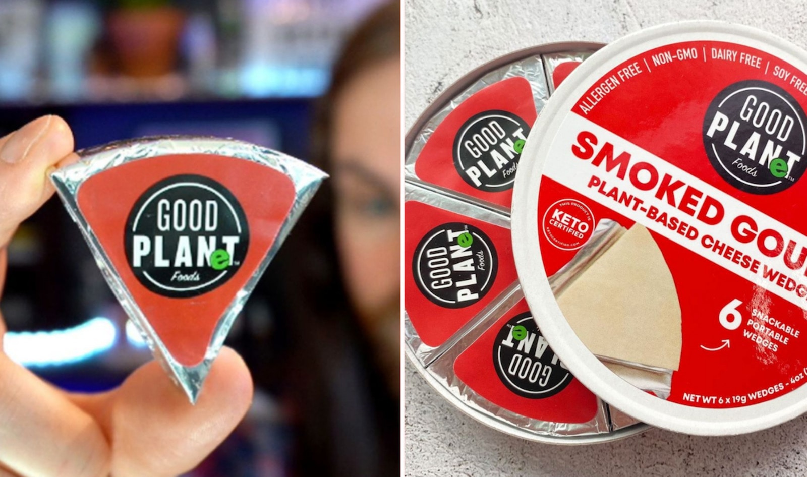 No Joke: These New Dairy-Free Snacking Cheese Wedges Are Just Like Laughing Cow 