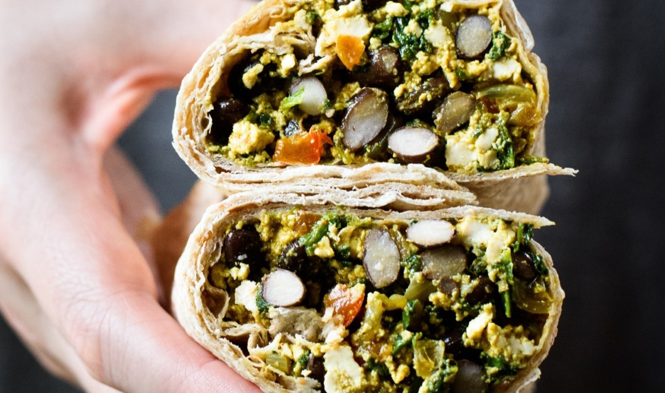 Homemade Freezer-Friendly Black Bean Breakfast Burritos