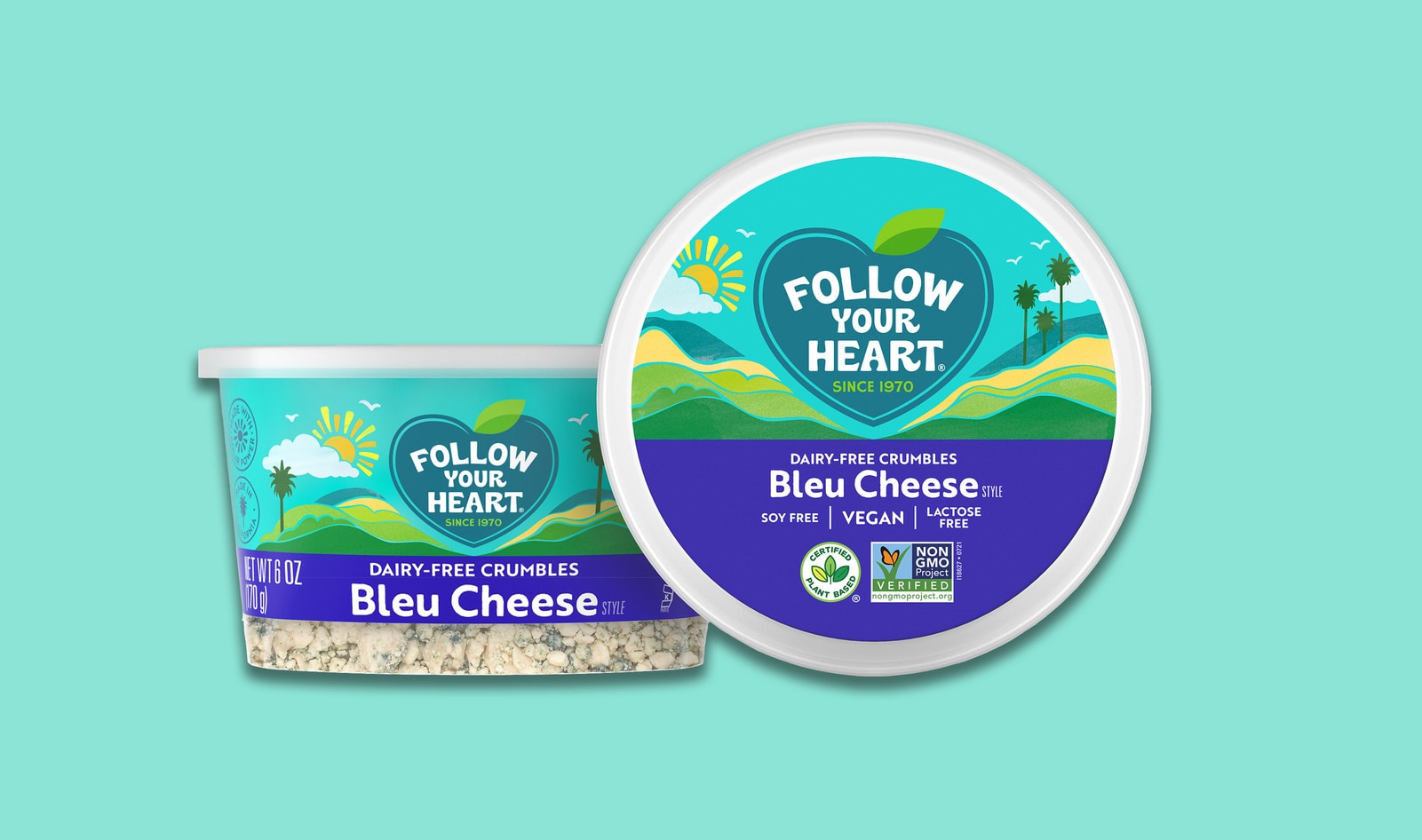 Follow Your Heart Is the First to Launch Vegan Bleu Cheese Crumbles