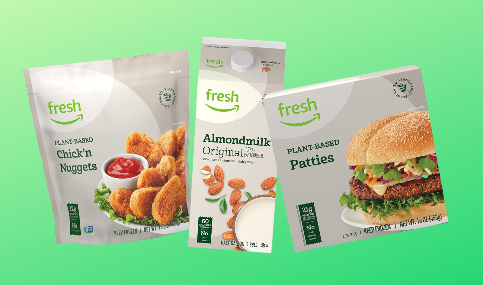 Amazon Fresh Just Launched Its Own Plant-Based Meat and Dairy-Free Milk Line&nbsp;