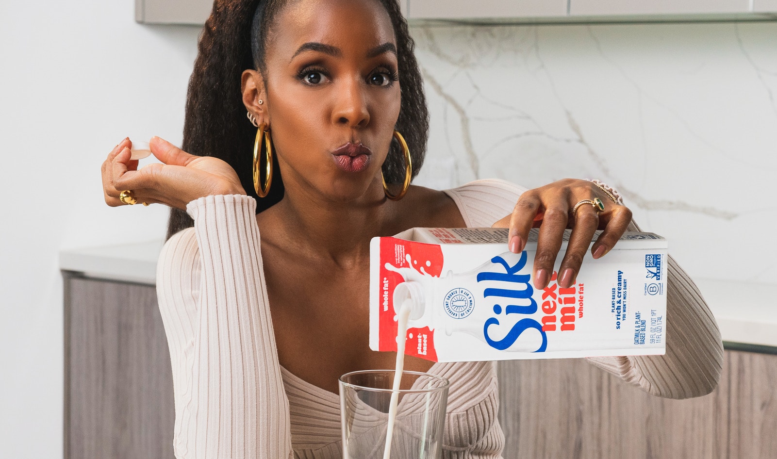 Kelly Rowland Challenges TikTok Fans To Go Dairy-free