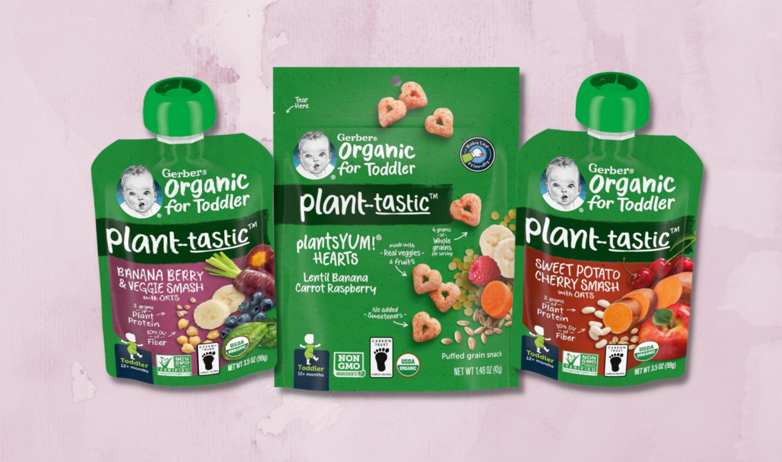 Gerber's New Baby Food Line Is All About Plant Protein 
