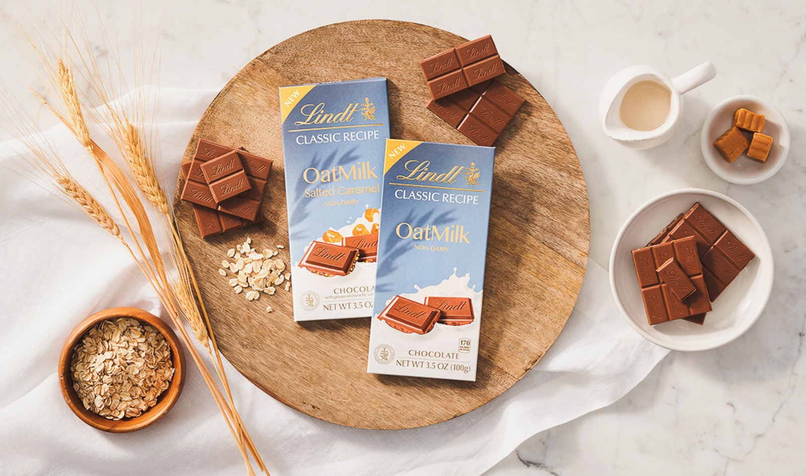 Lindt’s New Vegan Milk Chocolate Bar Replaces Dairy With Oats