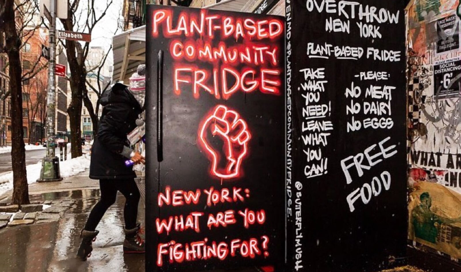 There’s Now a Vegan Community Fridge in New York City