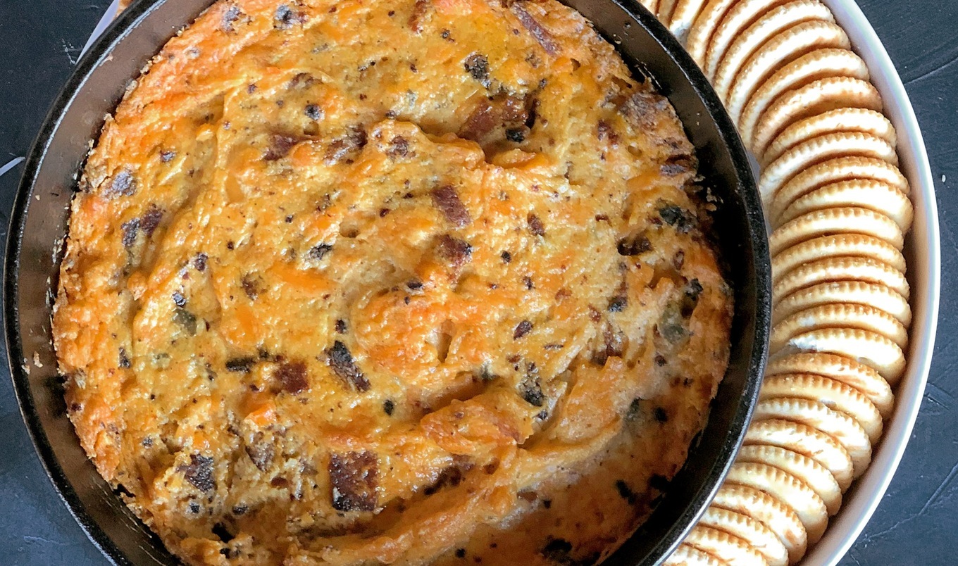 Vegan Bacon Cheddar Jalapeño Dip