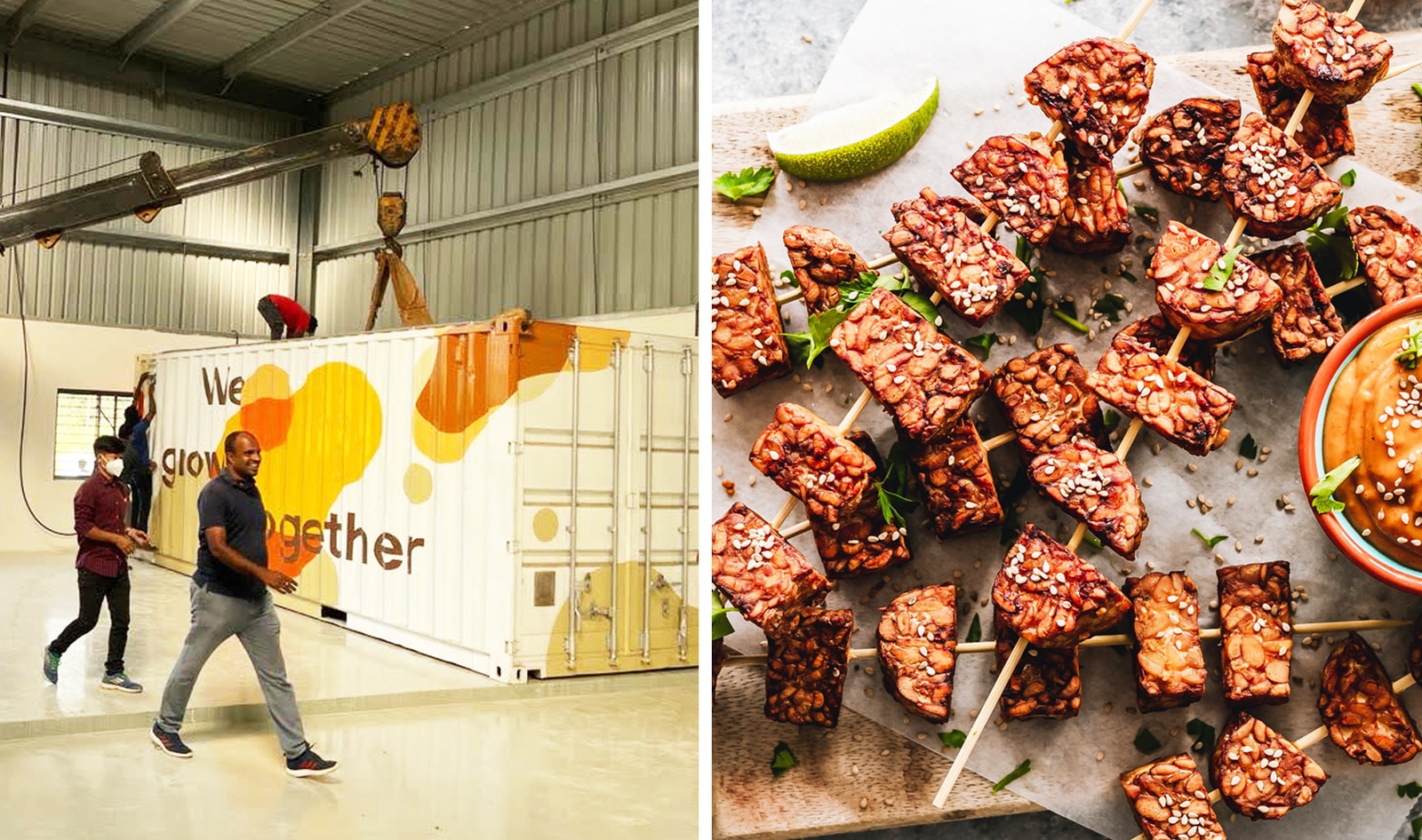 100 Shipping Containers in India to Become Mini Tempeh Factories