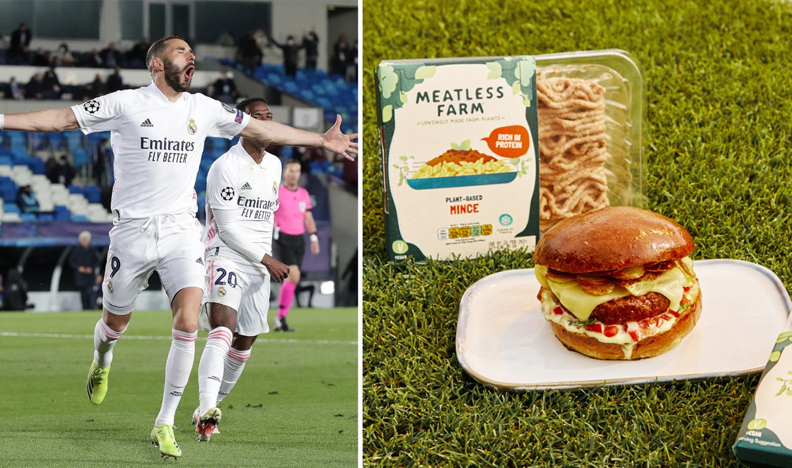 Spanish Soccer Giant Real Madrid Partners with Meatless Farm to Make Sports More Plant-Based