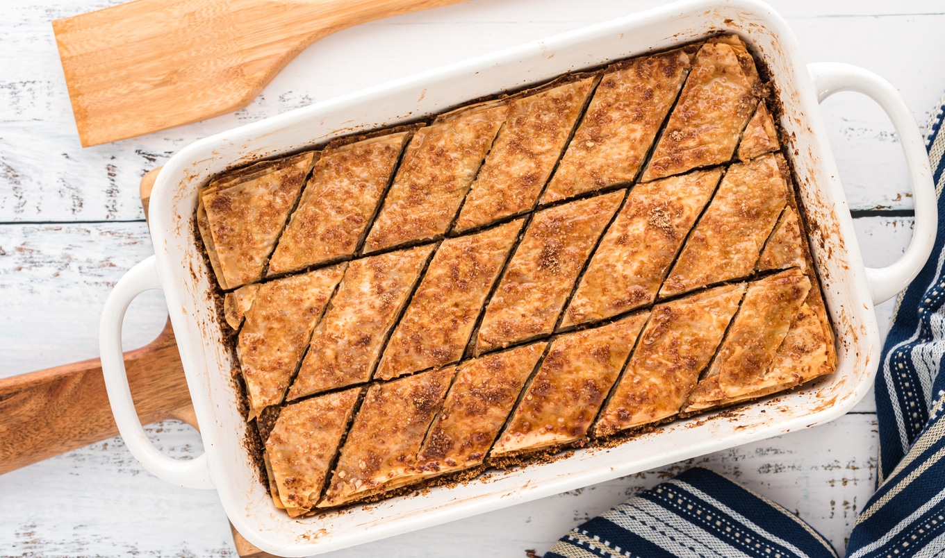 Almond Pecan Baklava