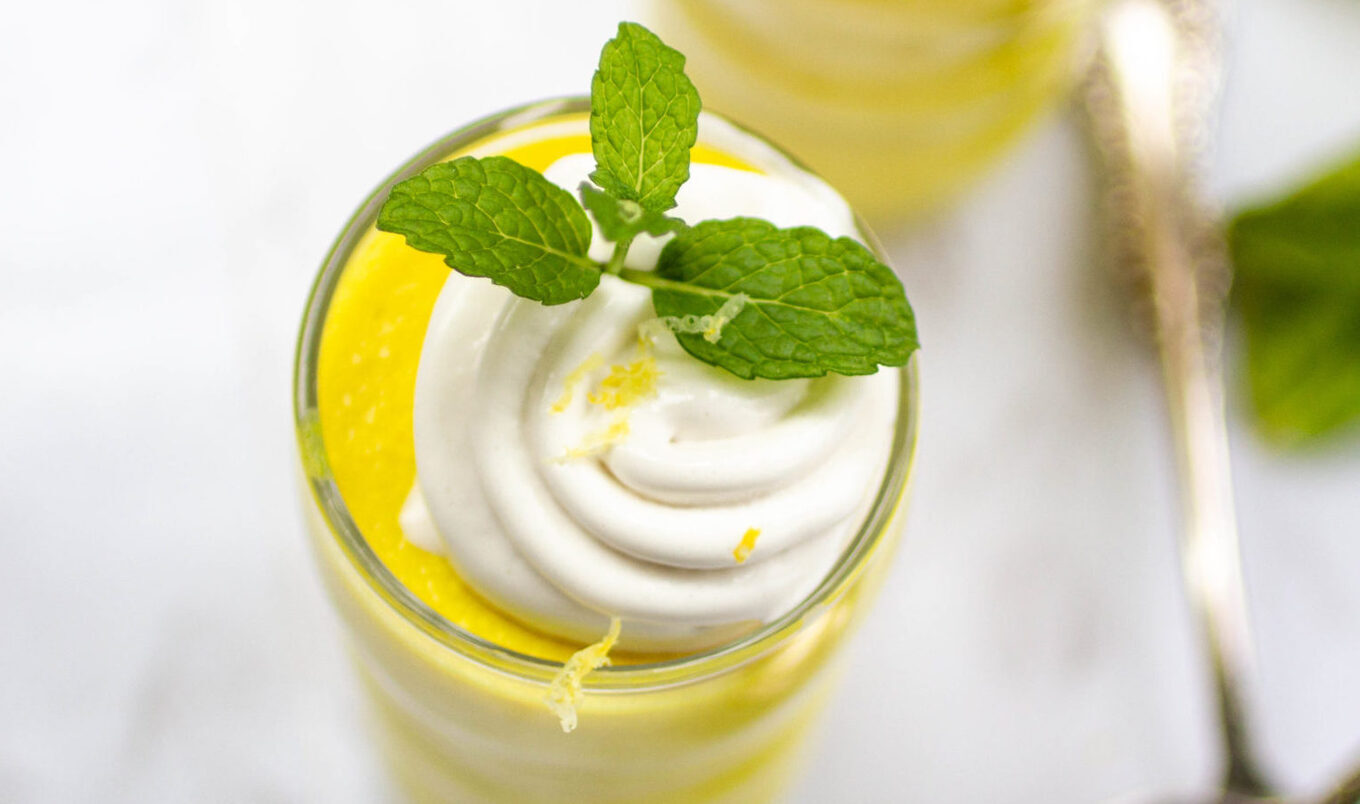 Simple Fresh Lemon Pudding