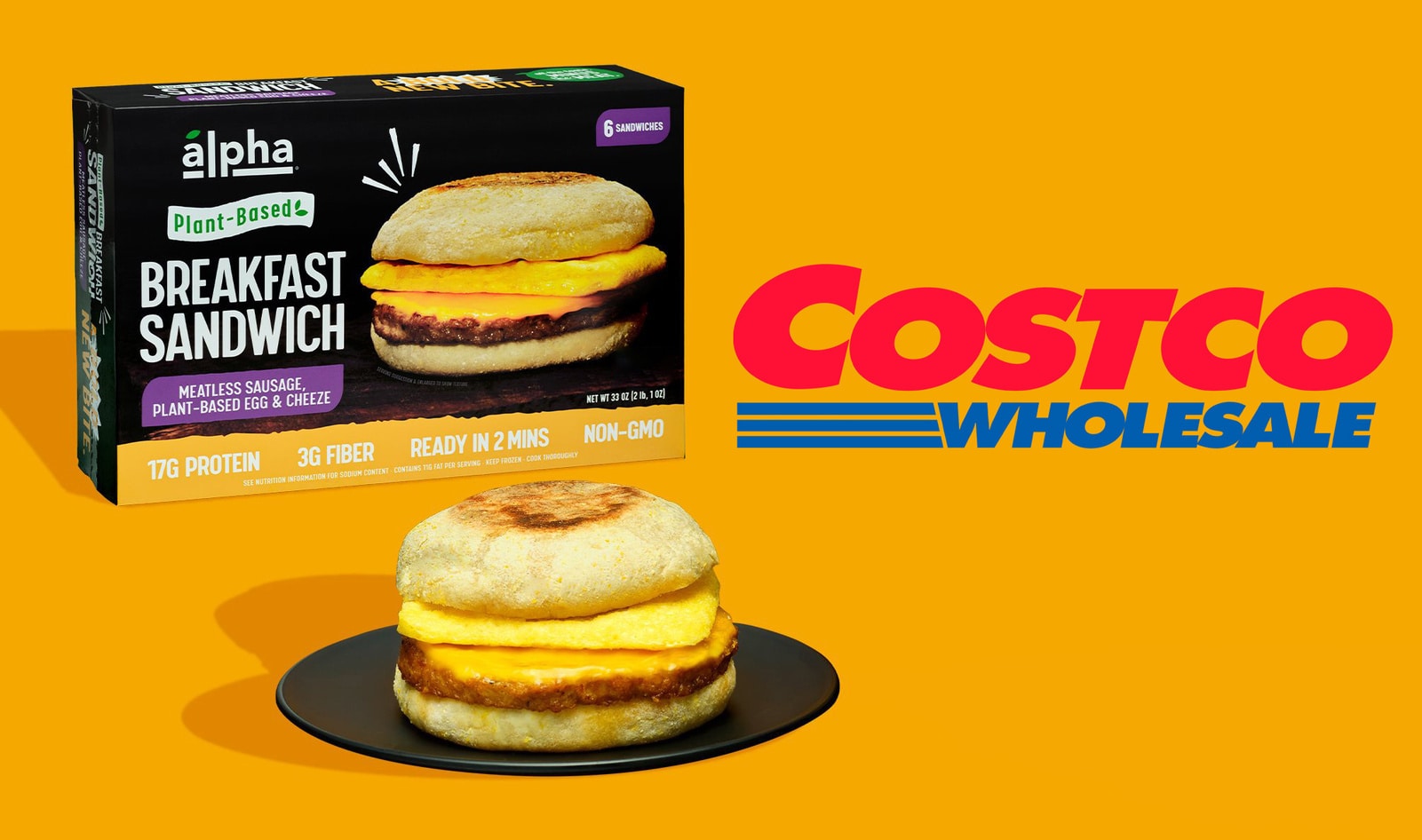 Vegan Breakfast Sandwiches Just Launched at Costco 