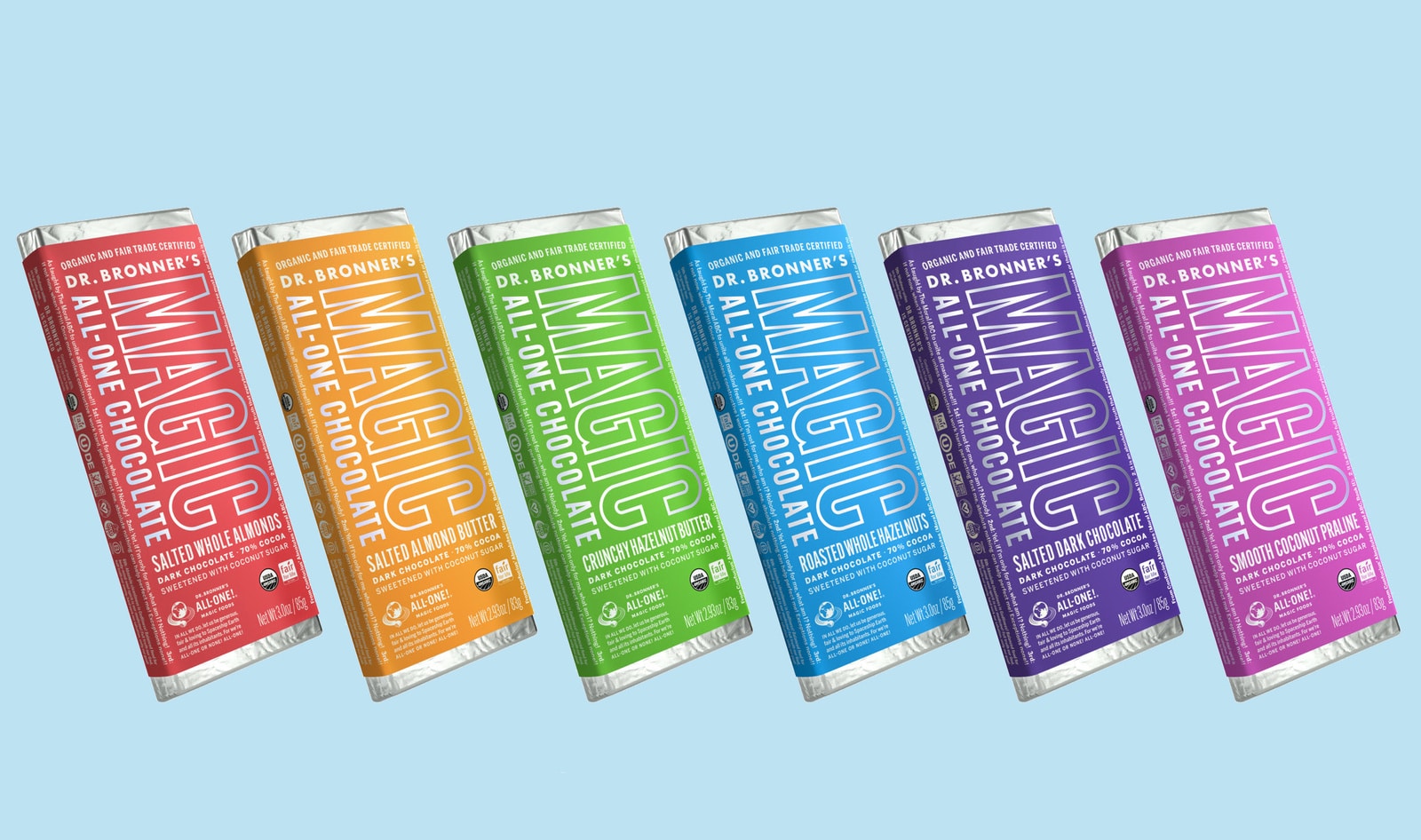 Soap Legend Dr. Bronner’s Is Launching Vegan Chocolate Candy Bars