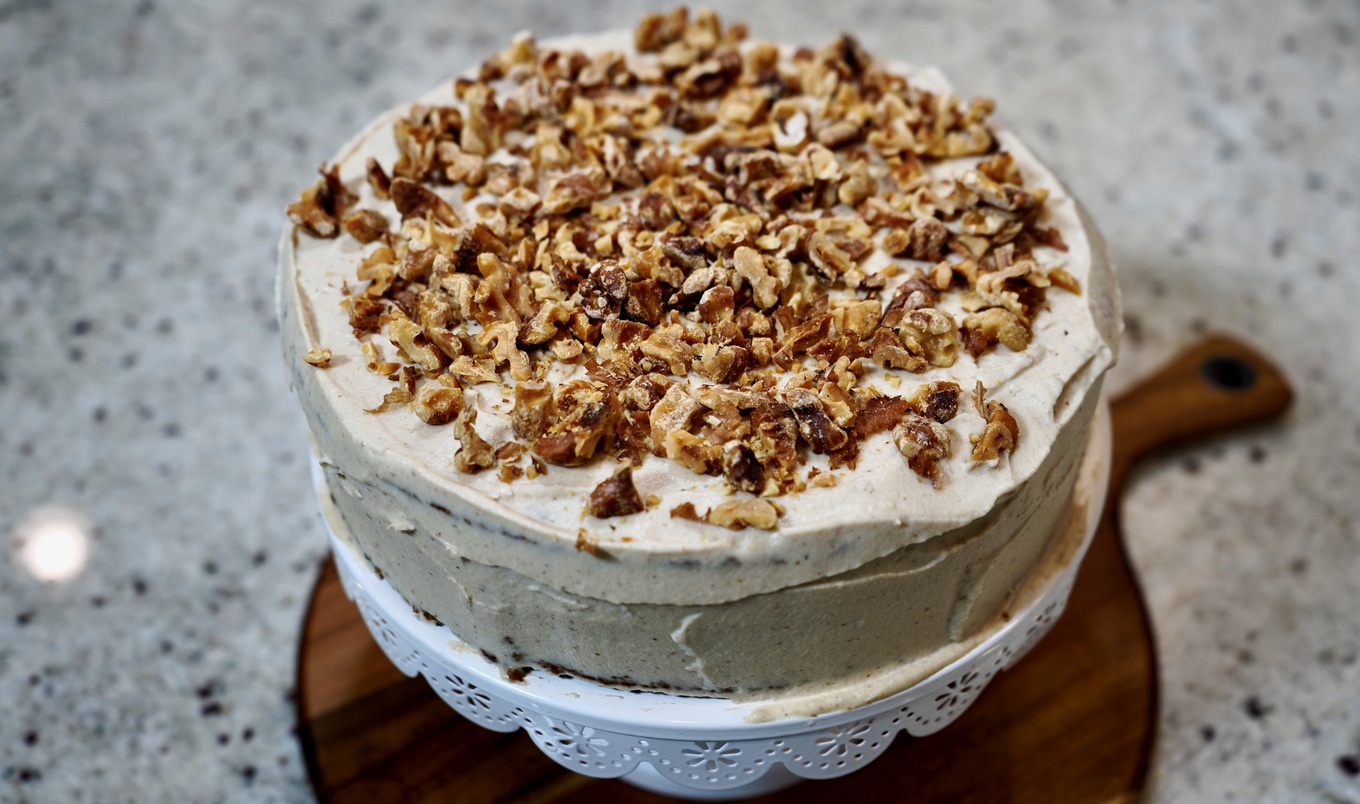 Banana Pineapple Hummingbird Cake With Homemade Cashew Frosting