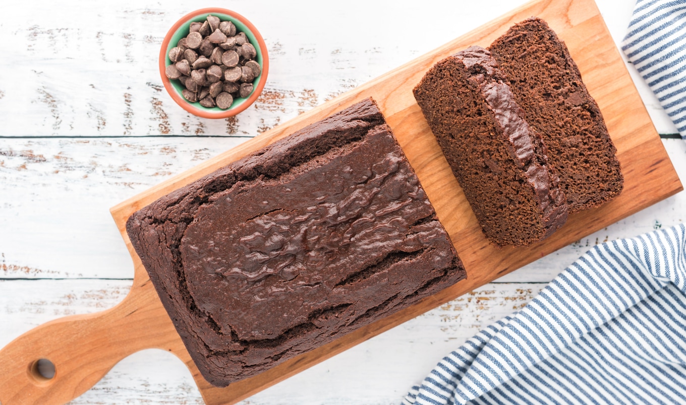 Double Chocolate Vegan Zucchini Bread