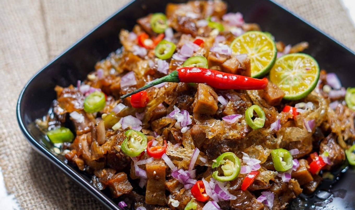 Filipino Tofu and Mushroom Sisig