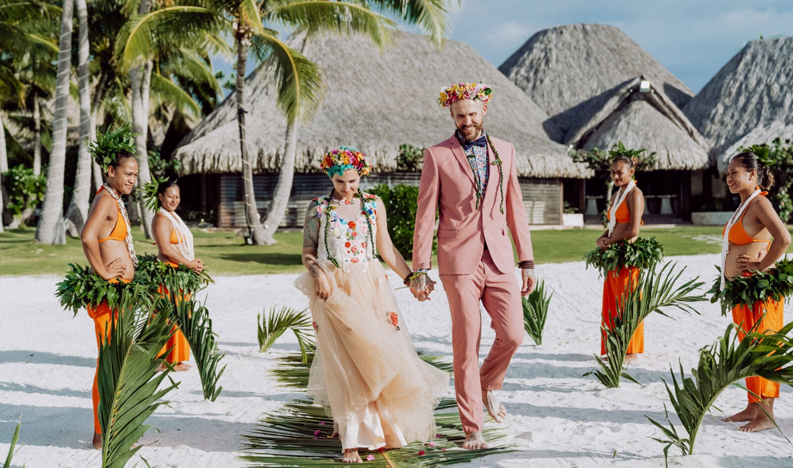 From Antarctica to Bora Bora: This Couple Held Four Separate Weddings Around the World 