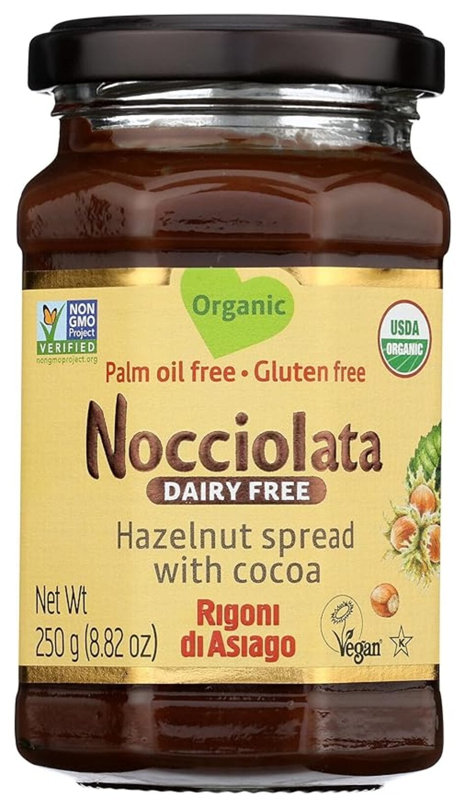 Nocciolata vegan hazelnut spread