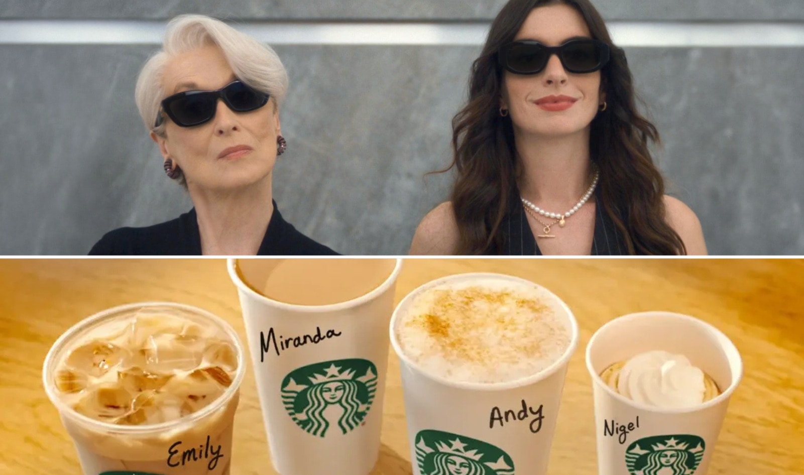 Want Your Coffee Like Anne Hathaway or Meryl Streep? Starbucks' New 'Devil Wears Prada' Menu Can Help