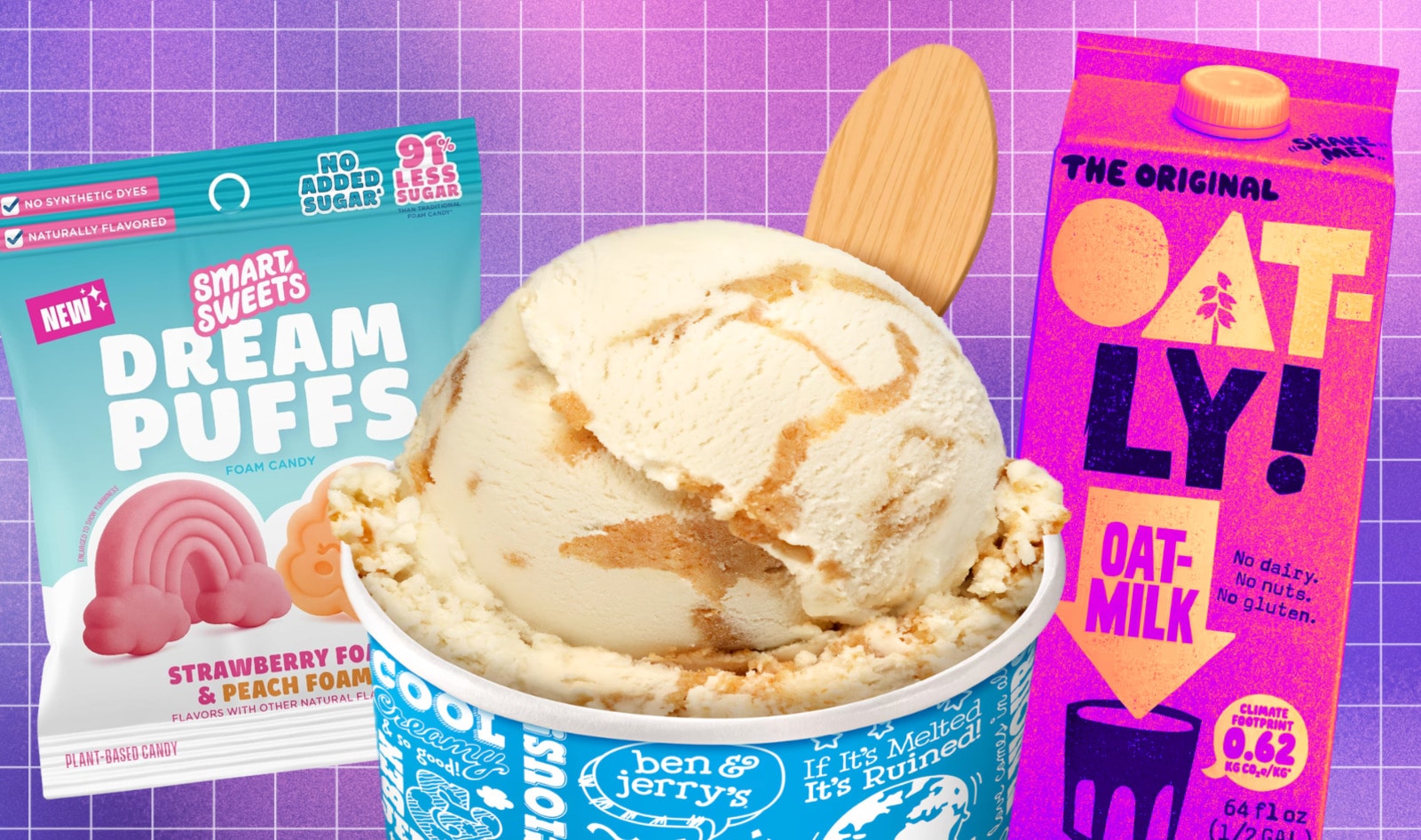 New Vegan Ben & Jerry's, Foam Gummies, and a Brave New Oatly: This Week’s Biggest Food News
