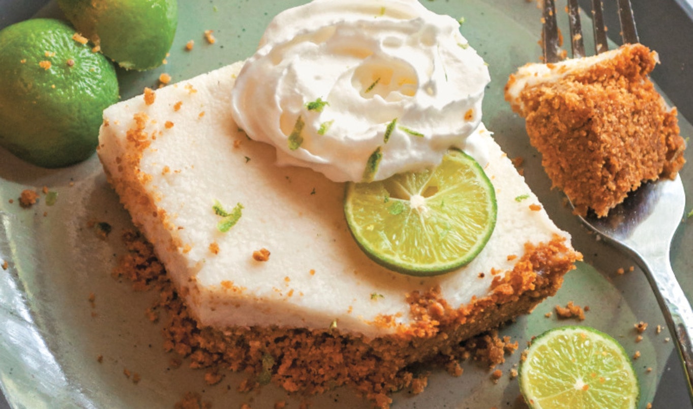 Easy Vegan Key Lime Pie Bars With a Graham Cracker Crust