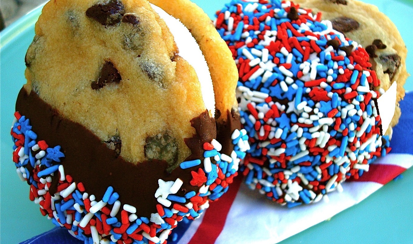Chloe Coscarelli's Famous Chocolate-Dipped Ice Cream Sandwiches