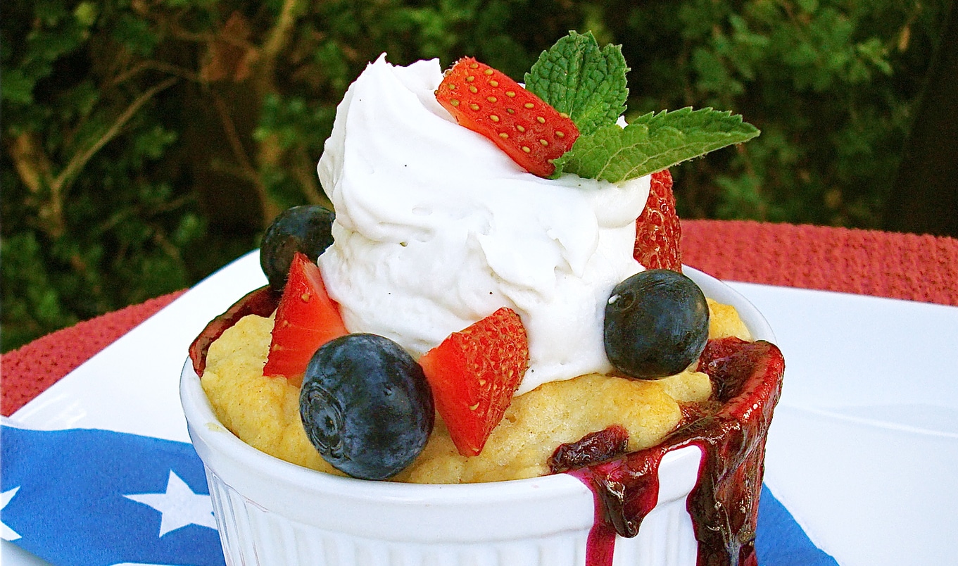 Chloe Coscarelli's Seasonal Berry Cobbler With Vanilla Bean Whip