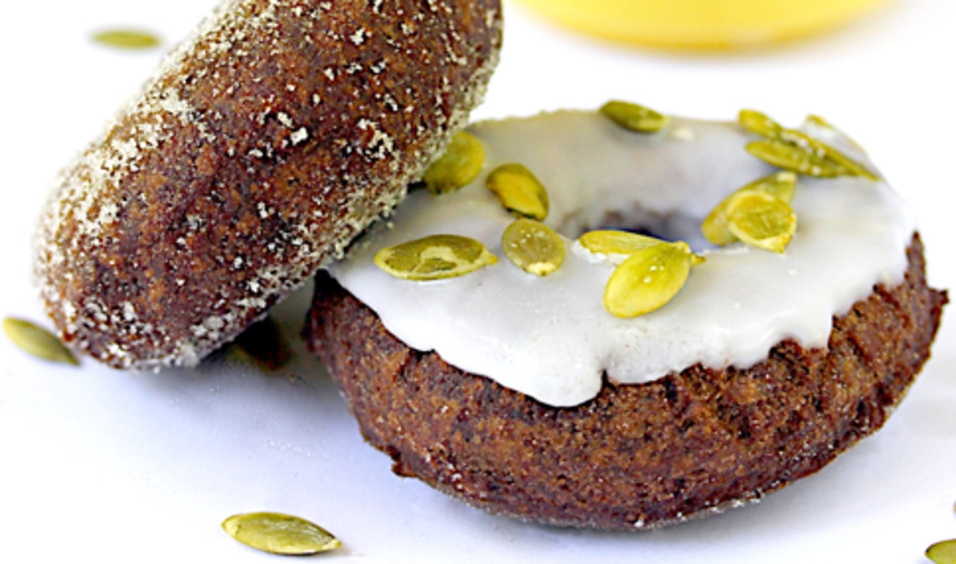 Gluten-Free Chocolate Pumpkin Doughnuts