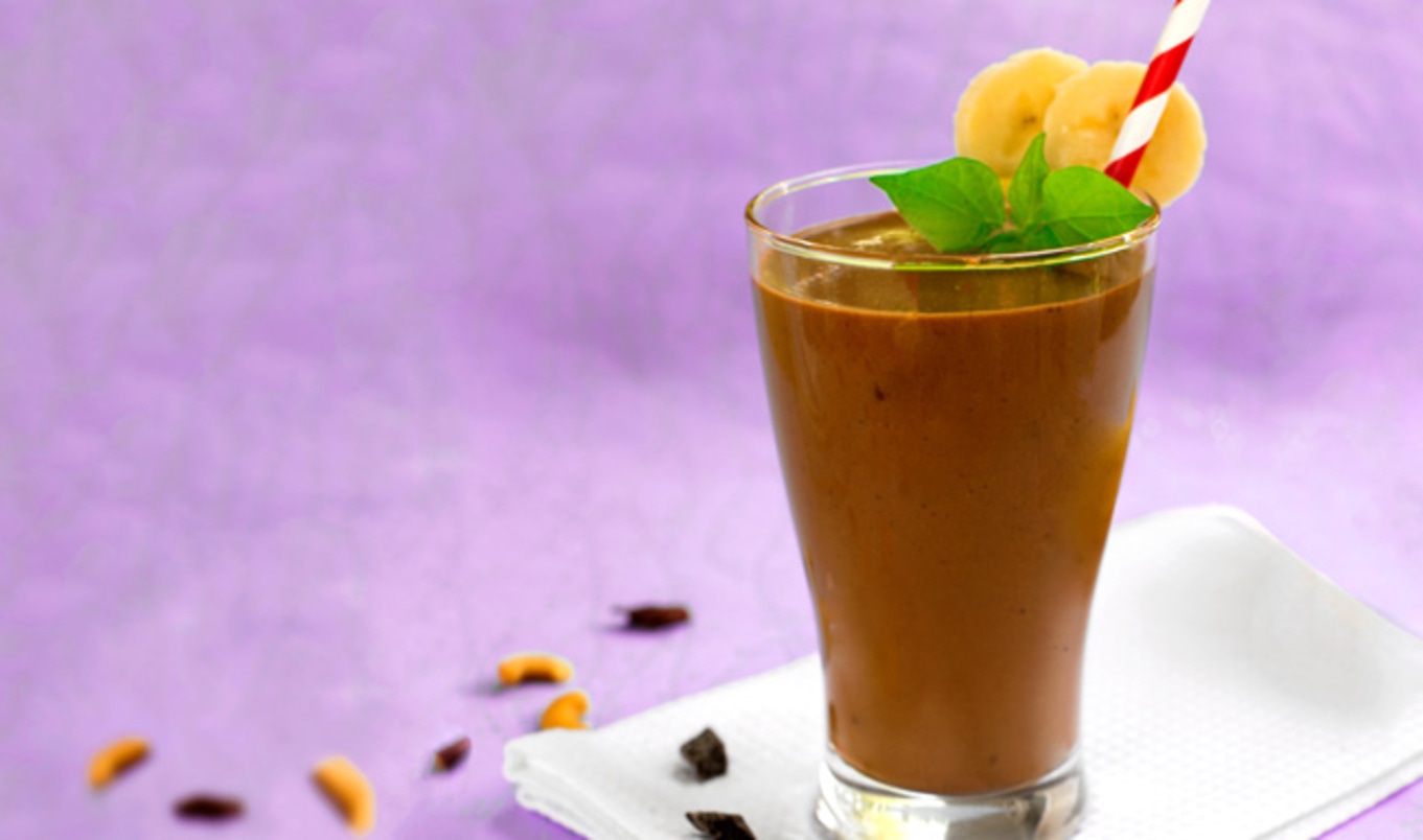 Chunky Monkey Cashew Banana Milkshake