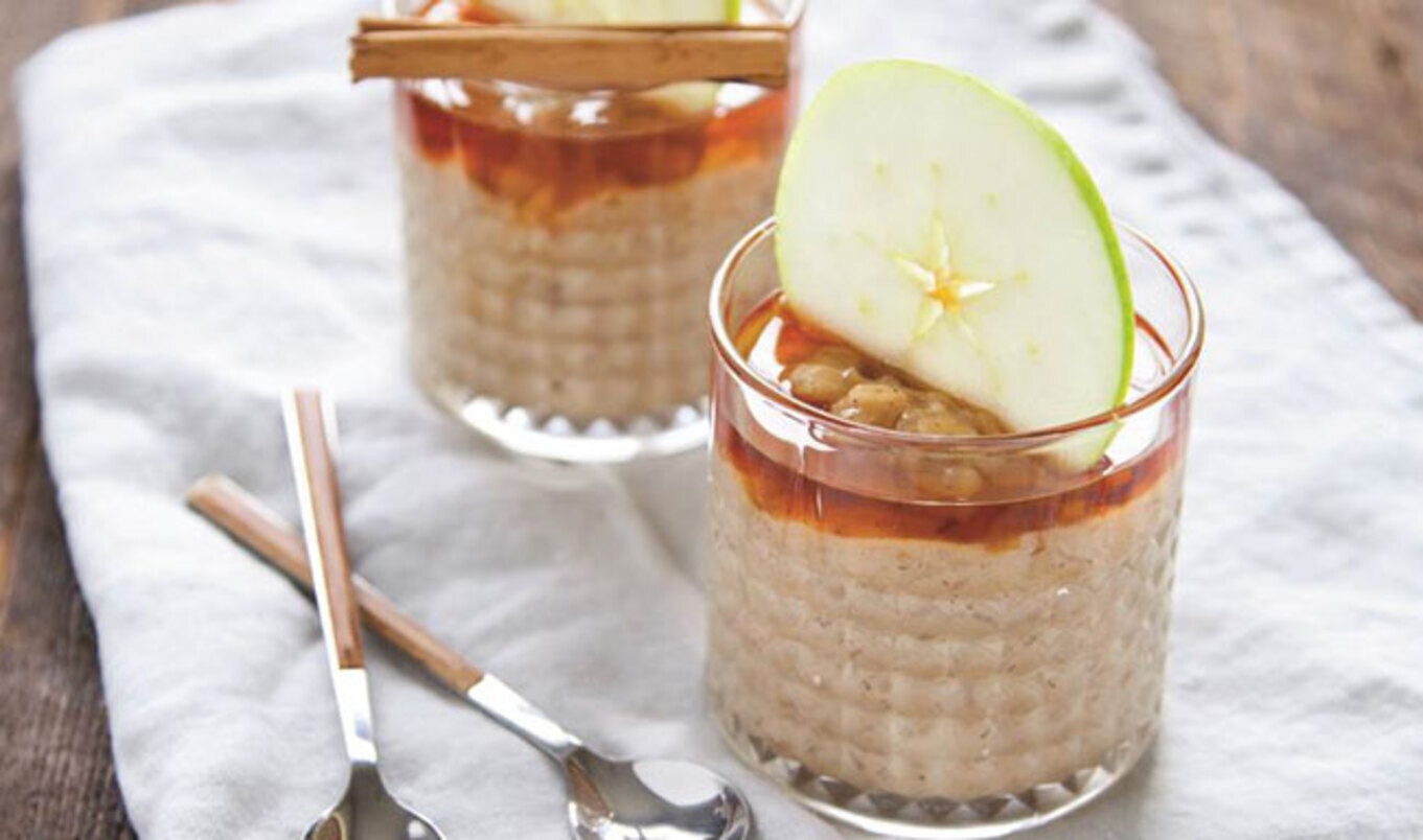 Creamy Apple Cinnamon Rice Pudding